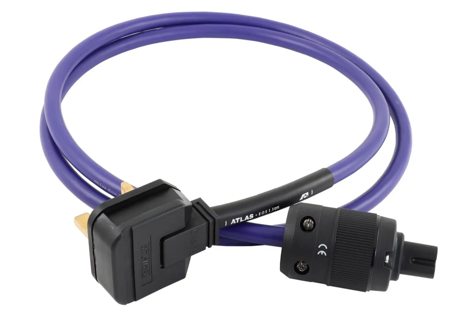 Atlas Eos 1.5em Uk C7 Coil Power Cable