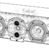 Perlisten Centre Speaker S7c Line Drawing