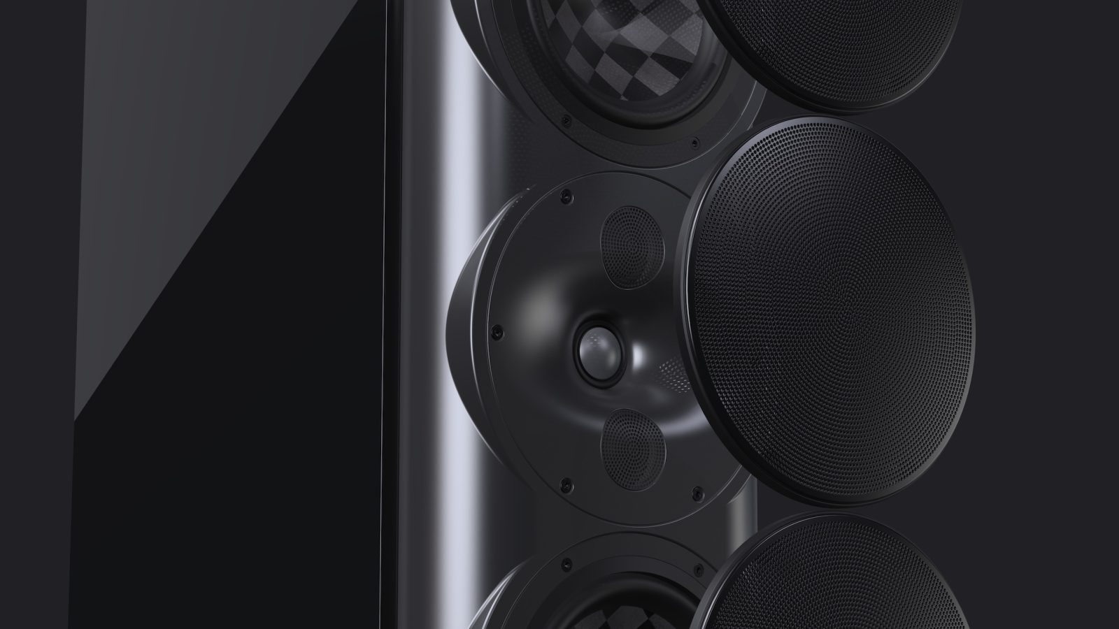 Perlisten Tower Speaker S7t Grills Exploded