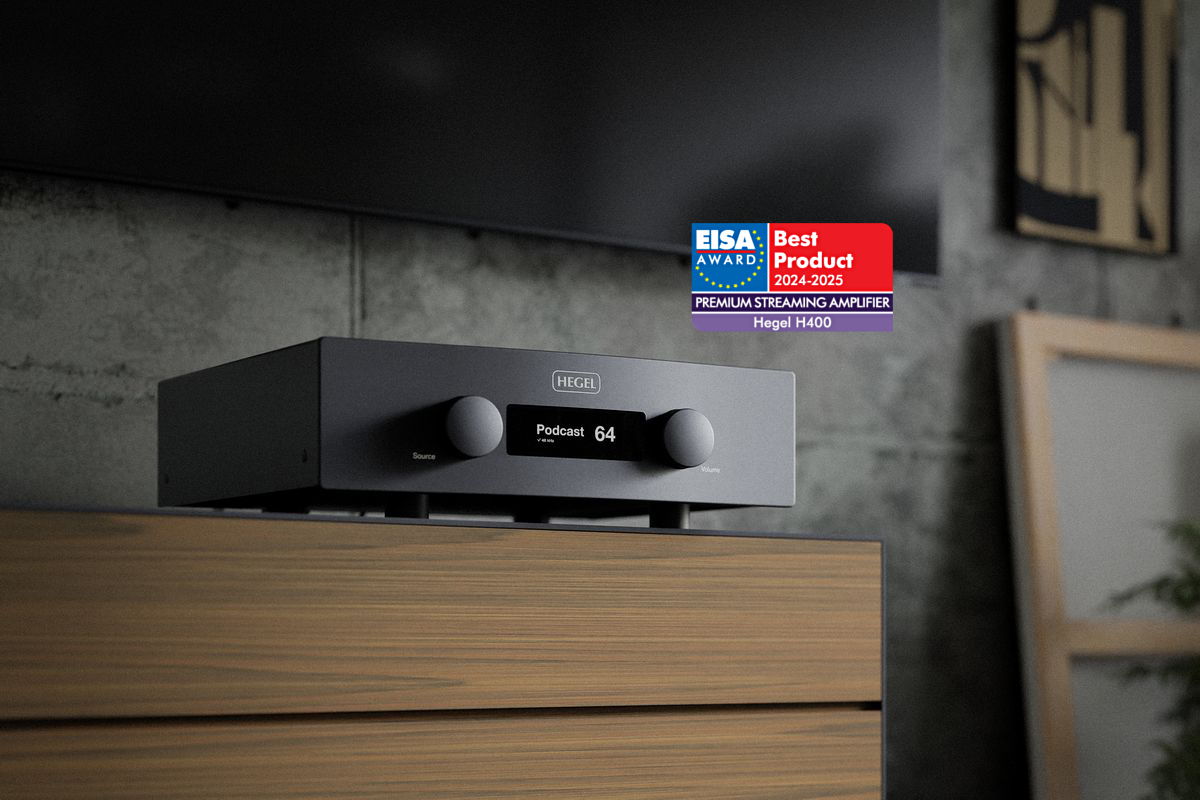 Hegel H400 Integrated Streaming Amplifier On Table