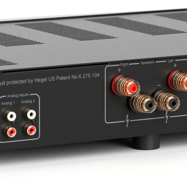 Hegel H95 Integrated Streaming Amplifier Back Diagonal 1