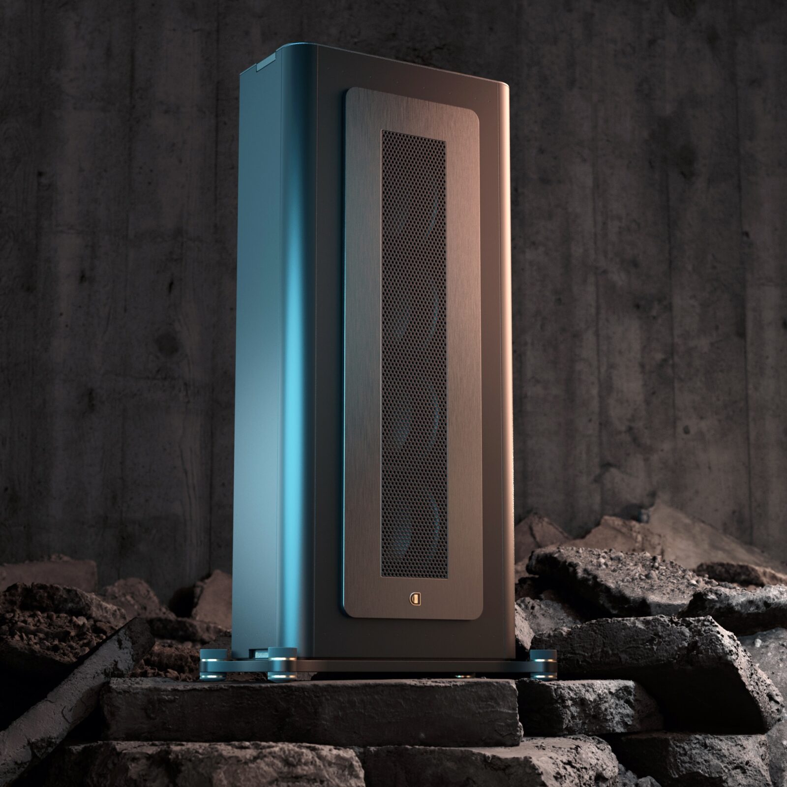 Perlisten D8is Subwoofer On Stones