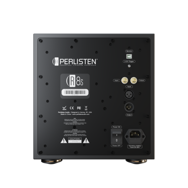 Perlisten R8s Subwoofer Black Back