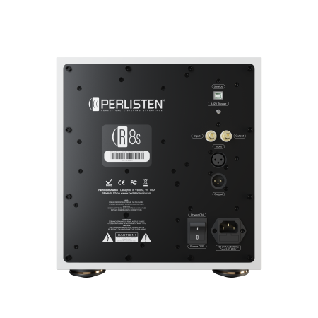 Perlisten R8s Subwoofer White Back