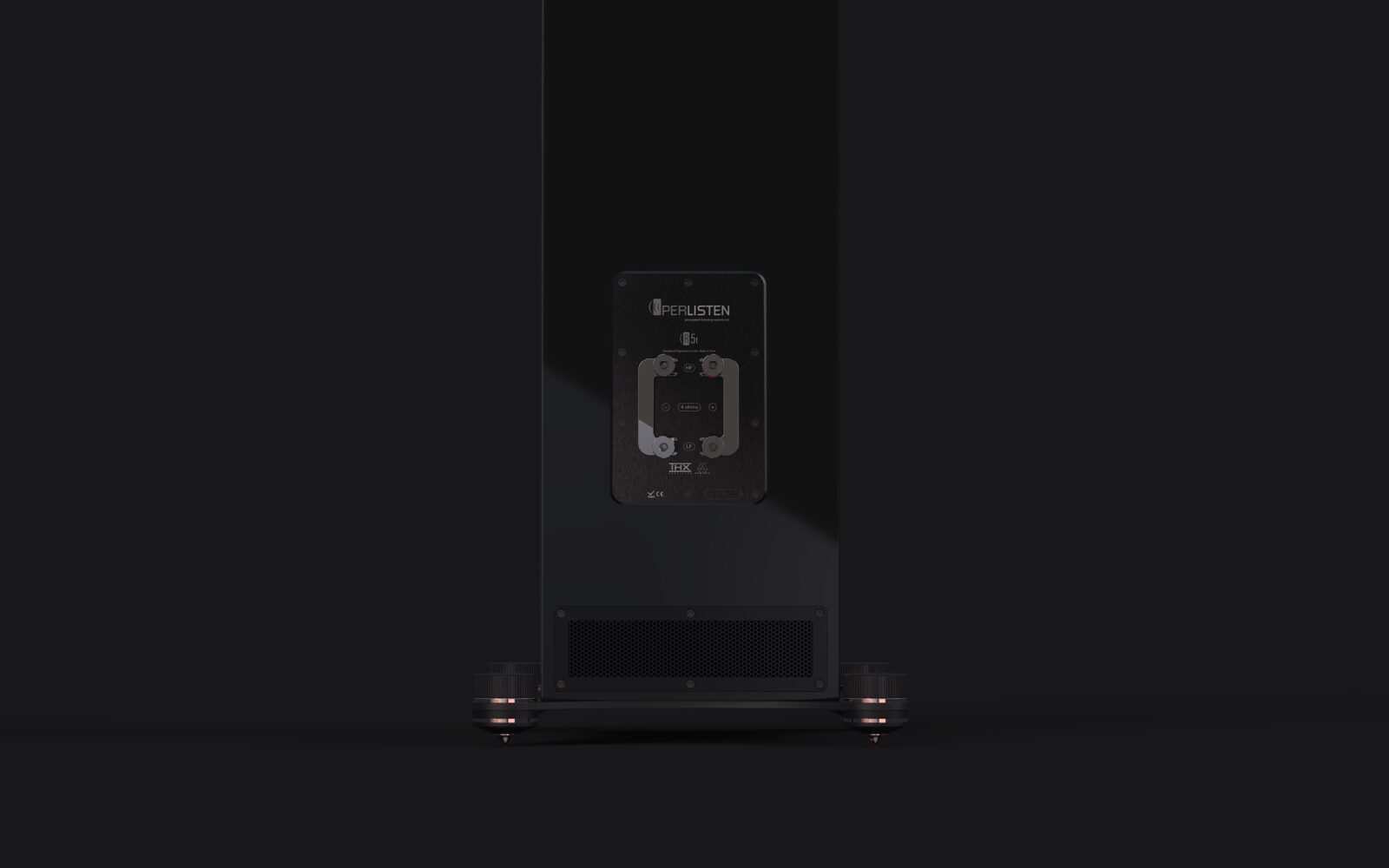 Perlisten Tower Speaker R5t Back Connectors