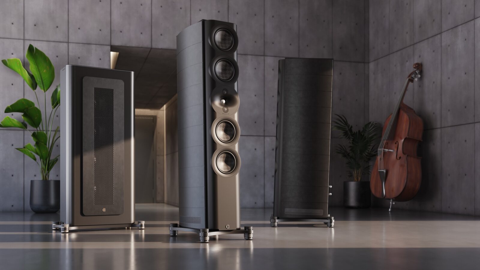 Perlisten Tower Speaker S7t Be D8is In Room