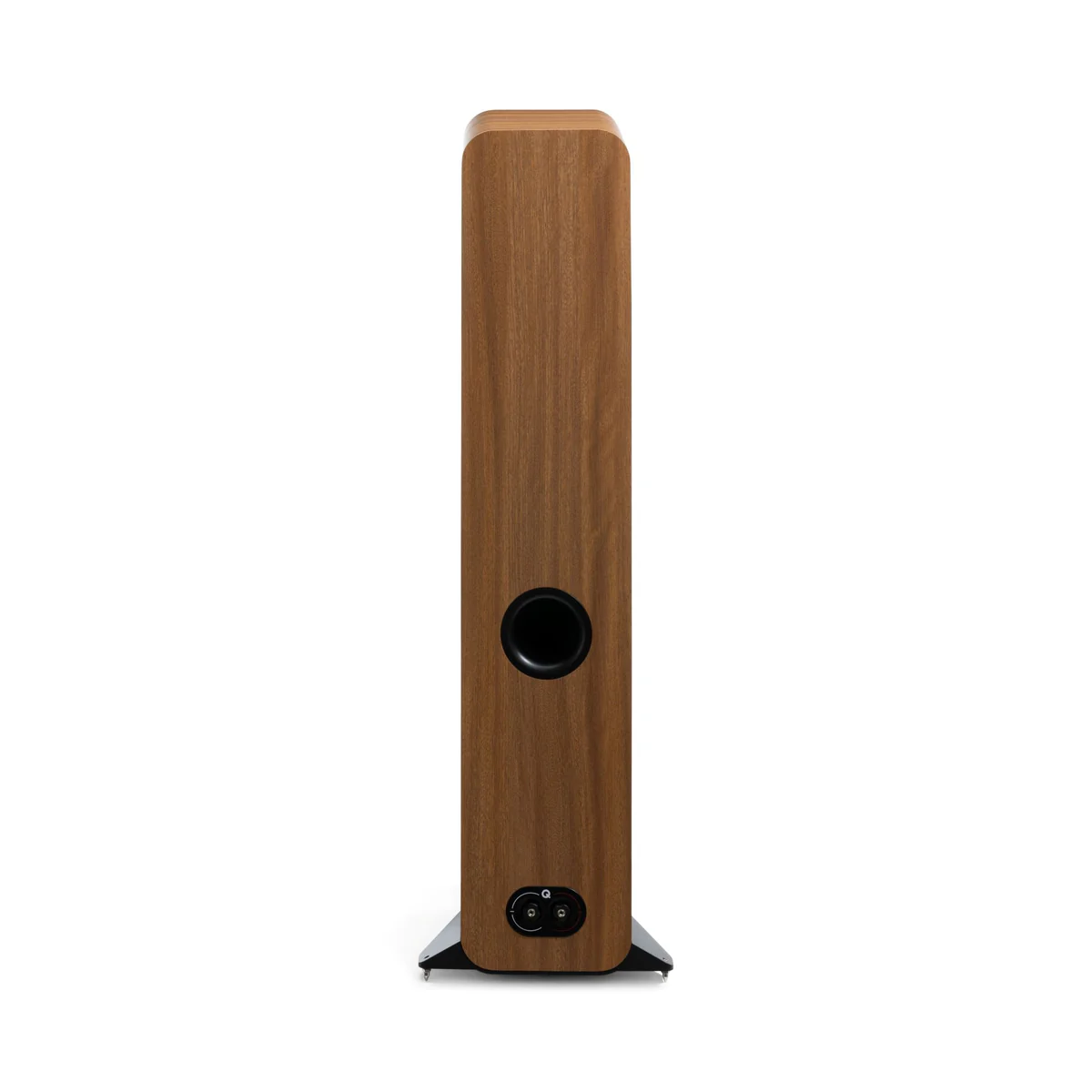 Q Acoustics 3050c Floorstanding Speakers Back View Pin Oak