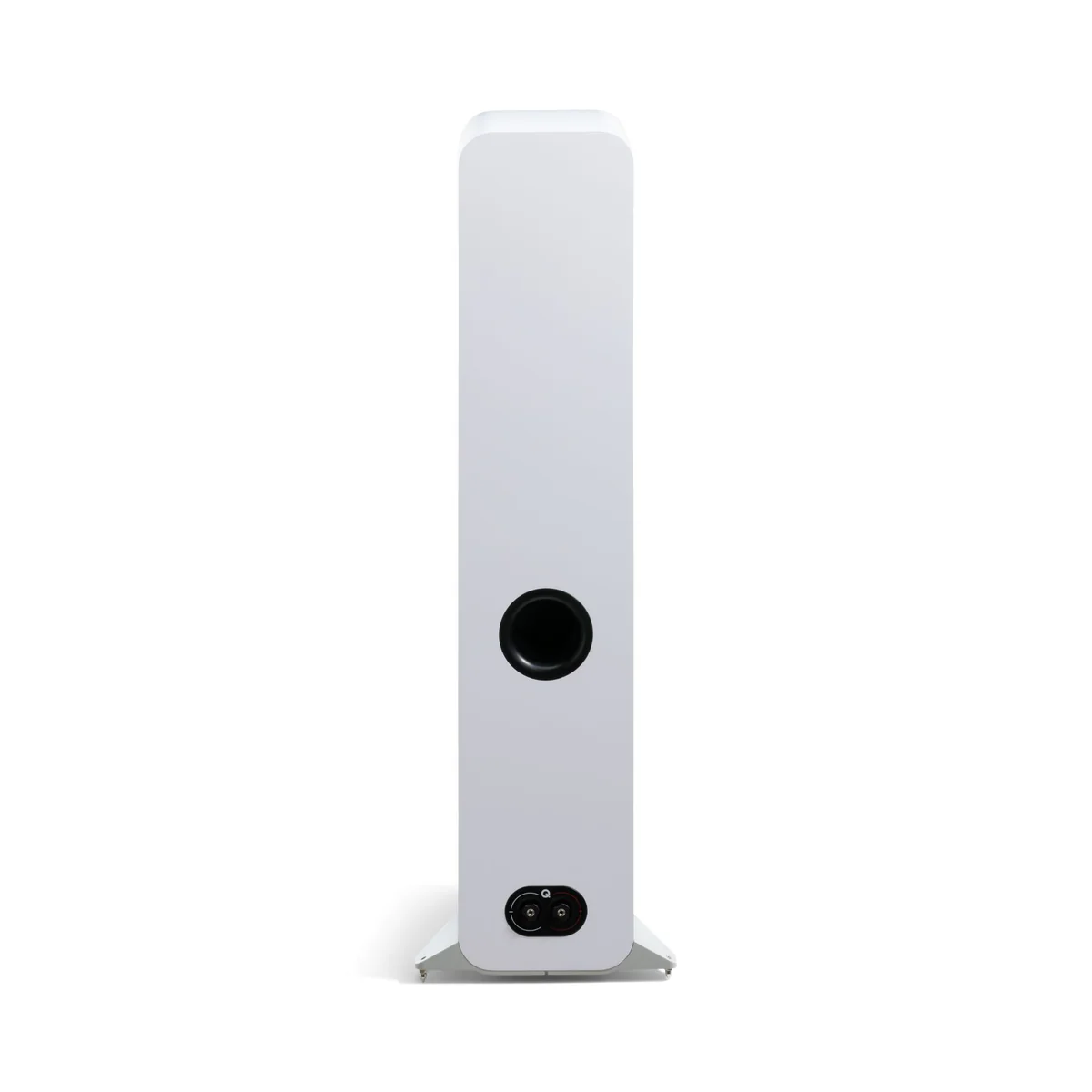Q Acoustics 3050c Floorstanding Speakers Back View Satin White