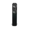 Q Acoustics 3050c Floorstanding Speakers Front View Without Grille Satin Black