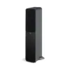 Q Acoustics 3050c Floorstanding Speakers With Grille Front Side View Satin Black