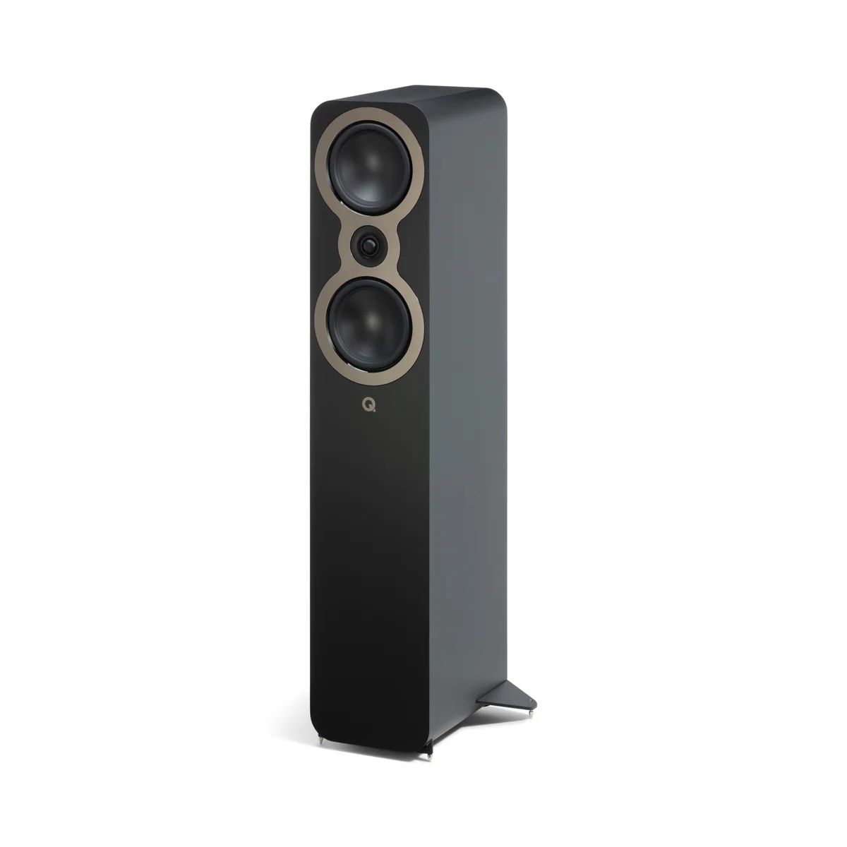 Q Acoustics 3050c Frontangled Nogrille Satin Black