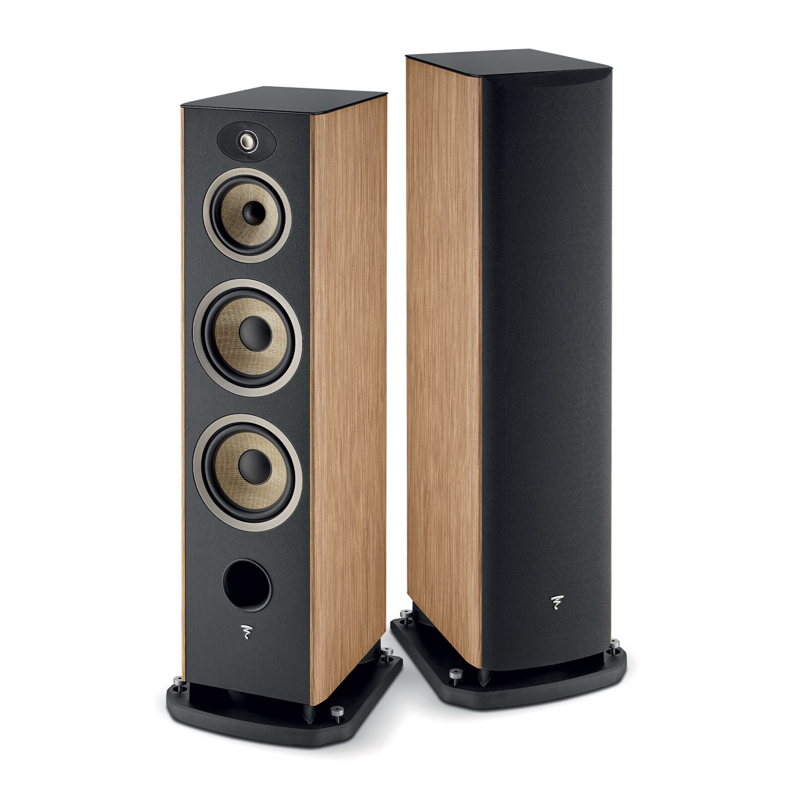 Focal Aria Evo X N4 Walnut Tower Speaker Wg No Grill Tower Speaker
