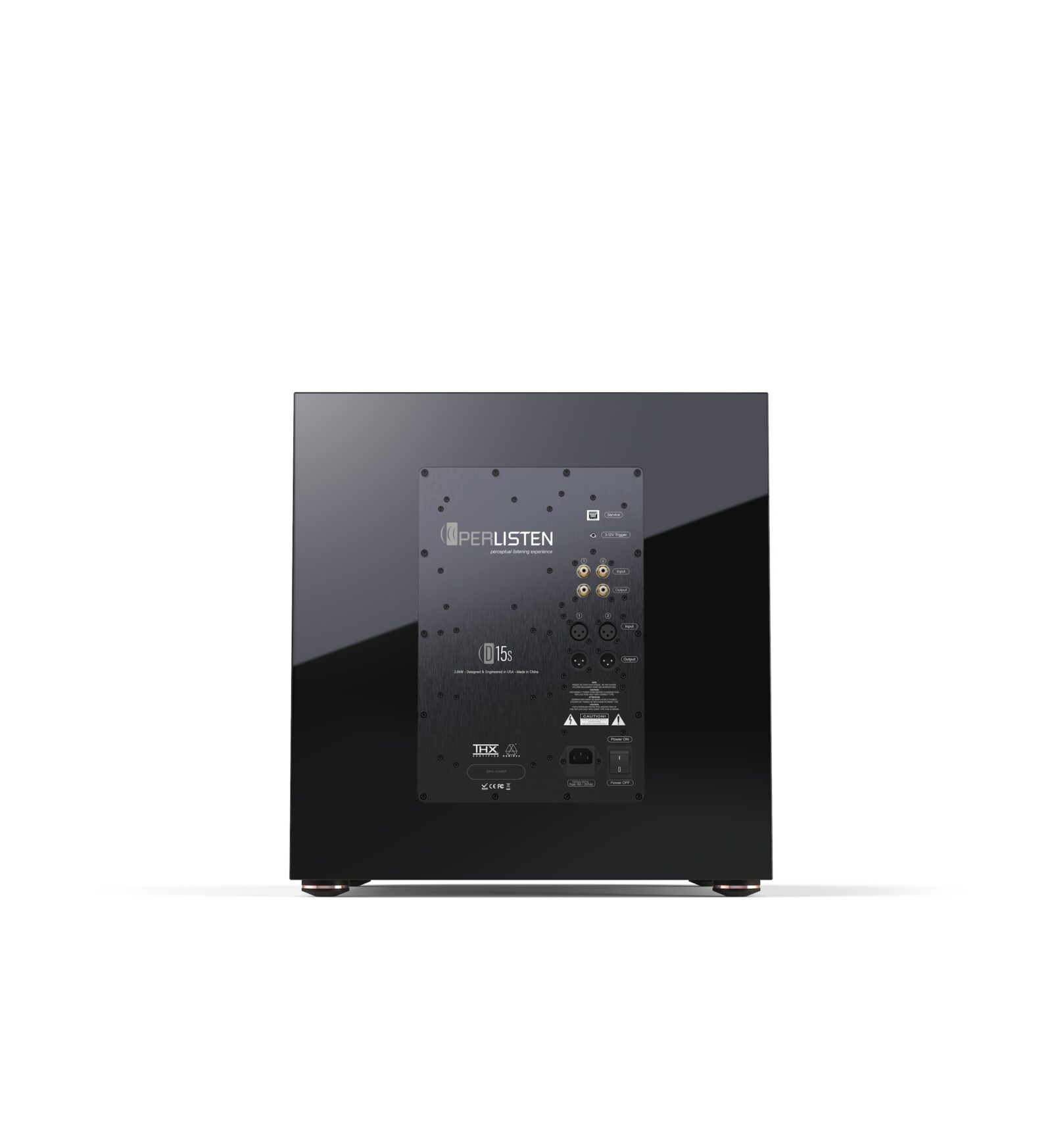 Perlisten D15s Subwoofer Back Whtbg