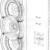 Perlisten Monitor Speaker A3m Line Drawing Transp