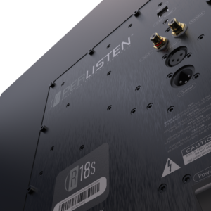Perlisten R18s Subwoofer Back D Closeup Transp