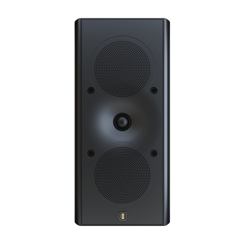 Perlisten X3w On Wall Speaker Blk Back Fronttransp