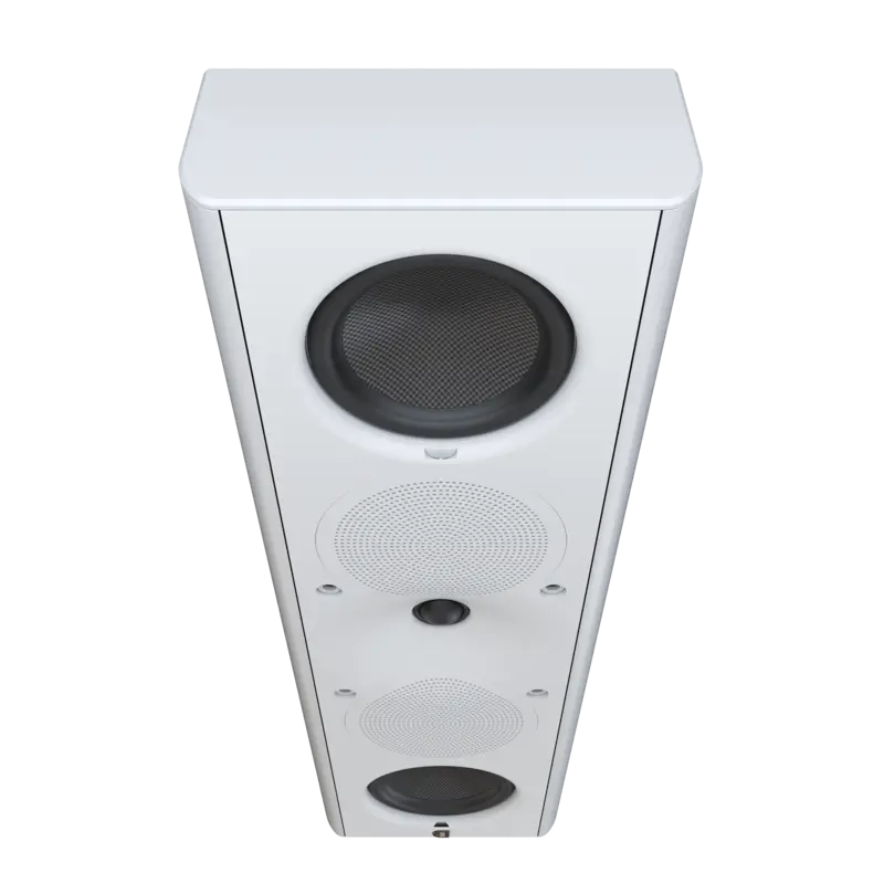 Perlisten X5w On Wall Speaker White Top Down