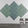 Mogu Acoustic Kite Pattern Green Blue