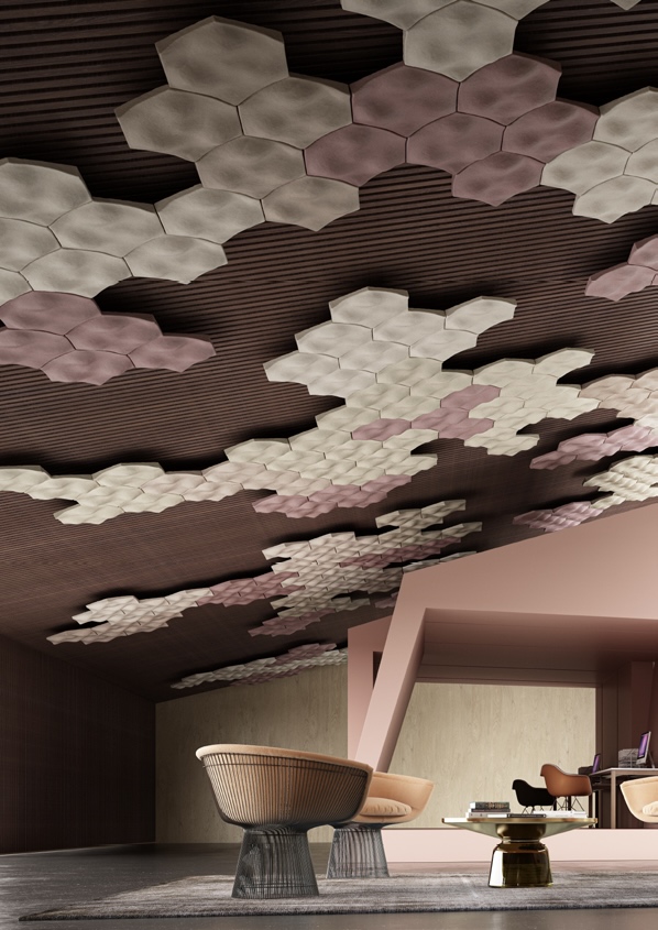 Mogu Acoustic Wave Terracotta Mushroom Marble Mycelium Library