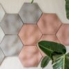 Mogu Acoustic Wave White Grey Pink Clay