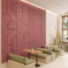 Mogu Kana Poplar Large Wall Acoustic Panels Dining Area