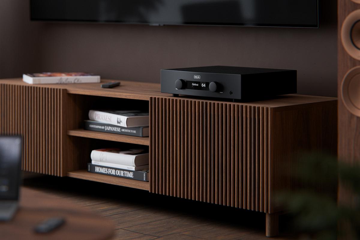 Hegel H200 Integrated Streaming Amplifier On Desk
